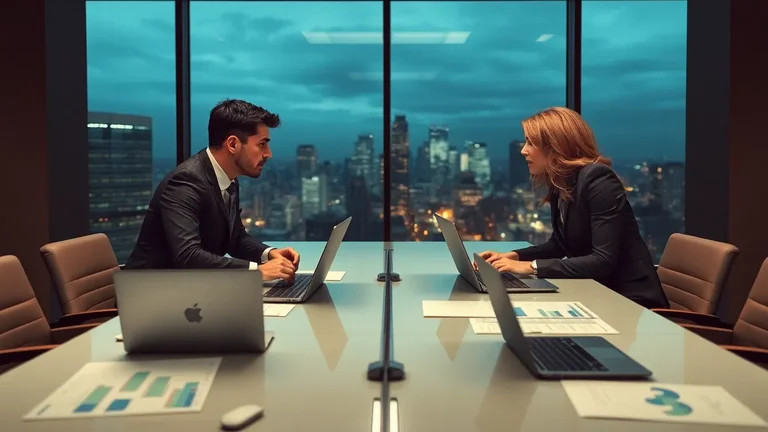 From Rivals to Romance in Boardroom Tales