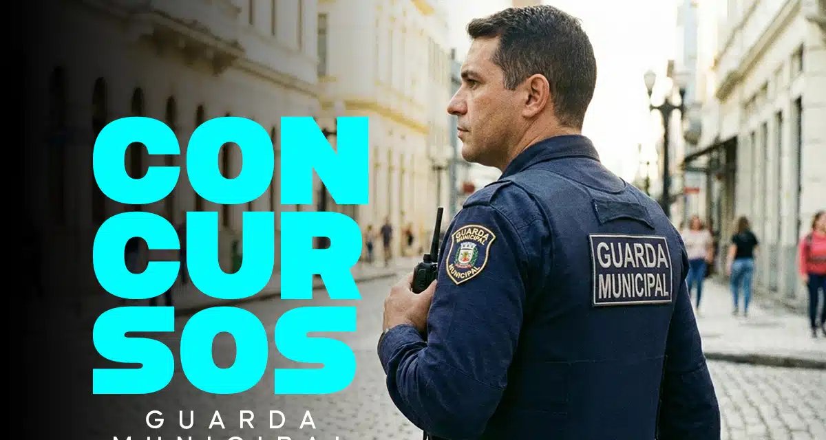 Concurso Guarda Municipal em Pouso Alegre oferece 50 vagas com salário de R$ 4,1 mil